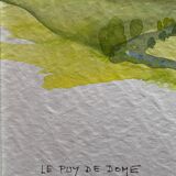 Painting "Puy de Dôme"