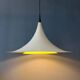 Suspension "witch's hat" white Danish Space Age Mid-Century