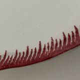 6 Sarreguemines dessert plates, cornucopia, 1928