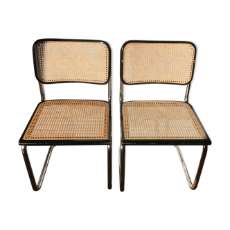 Pair of Chairs Cesca B32 - Marcel Breuer