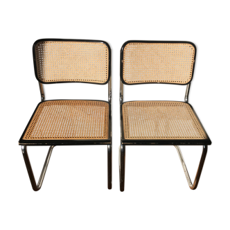 Paire de chaises Cesca B32 - Marcel Breuer