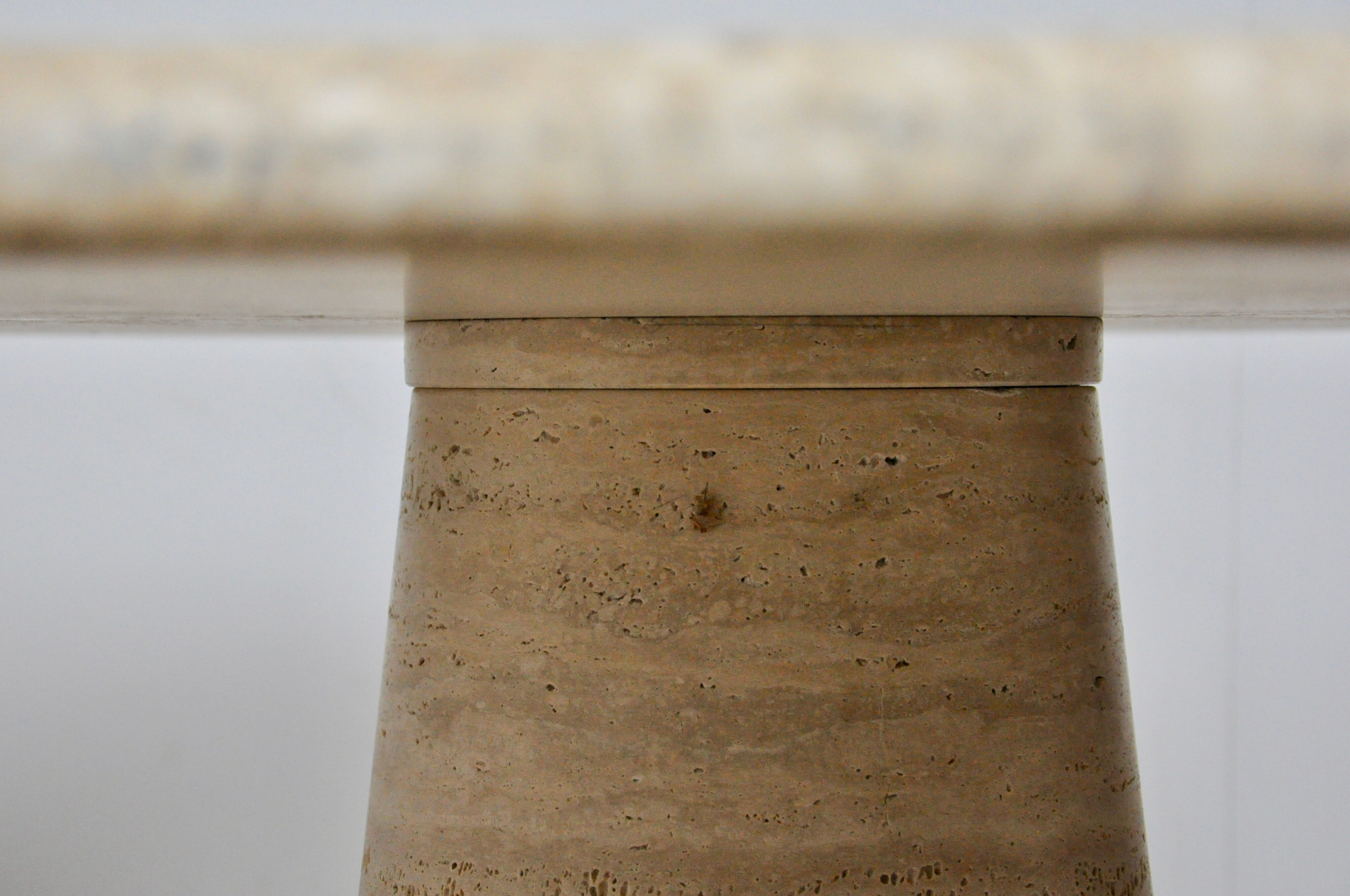 Travertine table 1960s