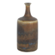 Small Mid-Century Scandinavian Modern Collectible Vase in Earthy Brown Stoneware by G. Borg, Set of 3