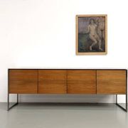 Modernist enfilade by Arno, in Rio rosewood.