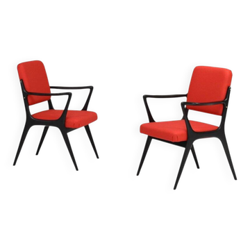 Fauteuils S5 attribués à Alfred Hendrickx pour Belform, Belgique, années 1950, ensemble de 2.