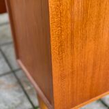 Mid century modern scandinavian teak desk