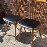 Vintage Baumann chairs minuet model