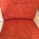 Fauteuil vintage mid-century pieds compas style scandi
