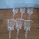 6 crystal glasses from Arques Model Villeneuve