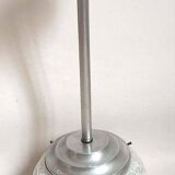 Art Deco Suspension Clichy Glass White Height 52 cm