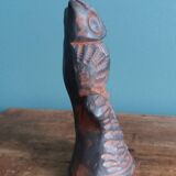 Owl whistle in zoomorphic terracotta