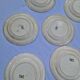 Set of 12 Terre De Fer Plates Manufacture Moore & Co Model Como