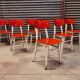 Lot de 11 chaises Ton