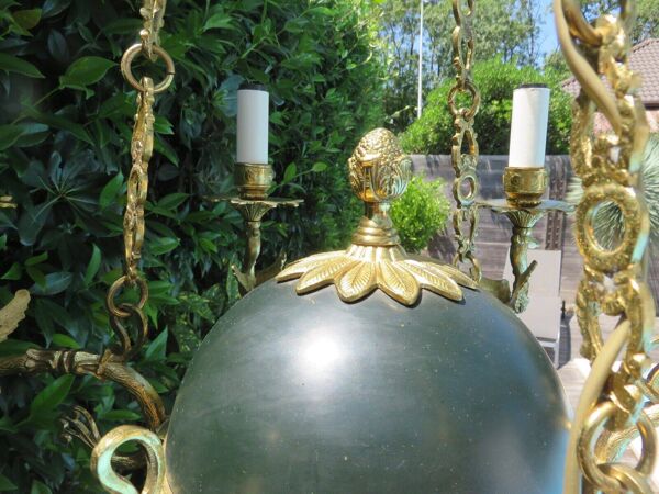 Lustre empire Lucien Gau Paris