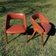 Pair of shell armchairs n°634 by Michel Ducaroy for Roset SNA