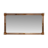 Large 20th century rectangle gilded Deknudt mirror in Baroque style, Belgiu