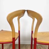 Pair of Lotus chairs by Hartmut Lohmeyer for Kusch+Co