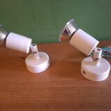 Two spotlights, wall lights, vintage 90s
