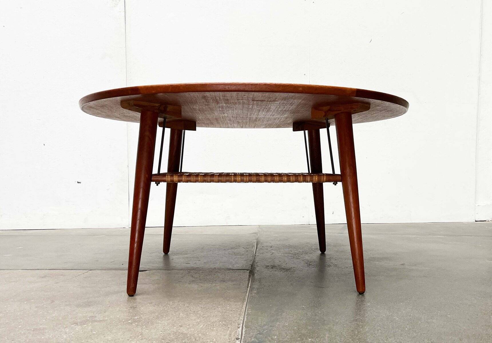 Mid-century modern Danish teak coffee table from the 1960s.