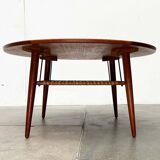 Mid-century modern Danish teak coffee table from the 1960s.