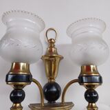 Paire d'appliques en bronze de style neo classique, XX ème siècle