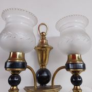 Paire d'appliques en bronze de style neo classique, XX ème siècle