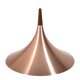 Danish trumpet-shaped Pendant Lamp in Copper