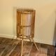 Lampadaire rotin années 50/60