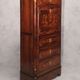 Secretary-Right Period Napoleon III - Rich Floral Marquetry - 19th - Palissandre