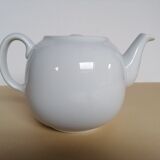Old Pillivuyt teapot in white porcelain