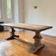 Table monastère en bois ancien - Spirito 200 par 100 cm