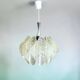 Lampe suspendue en acrylique lucite transparent par ME Marbach Leutchen Allemagne