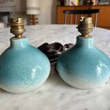 Pair of vintage ceramic lamps