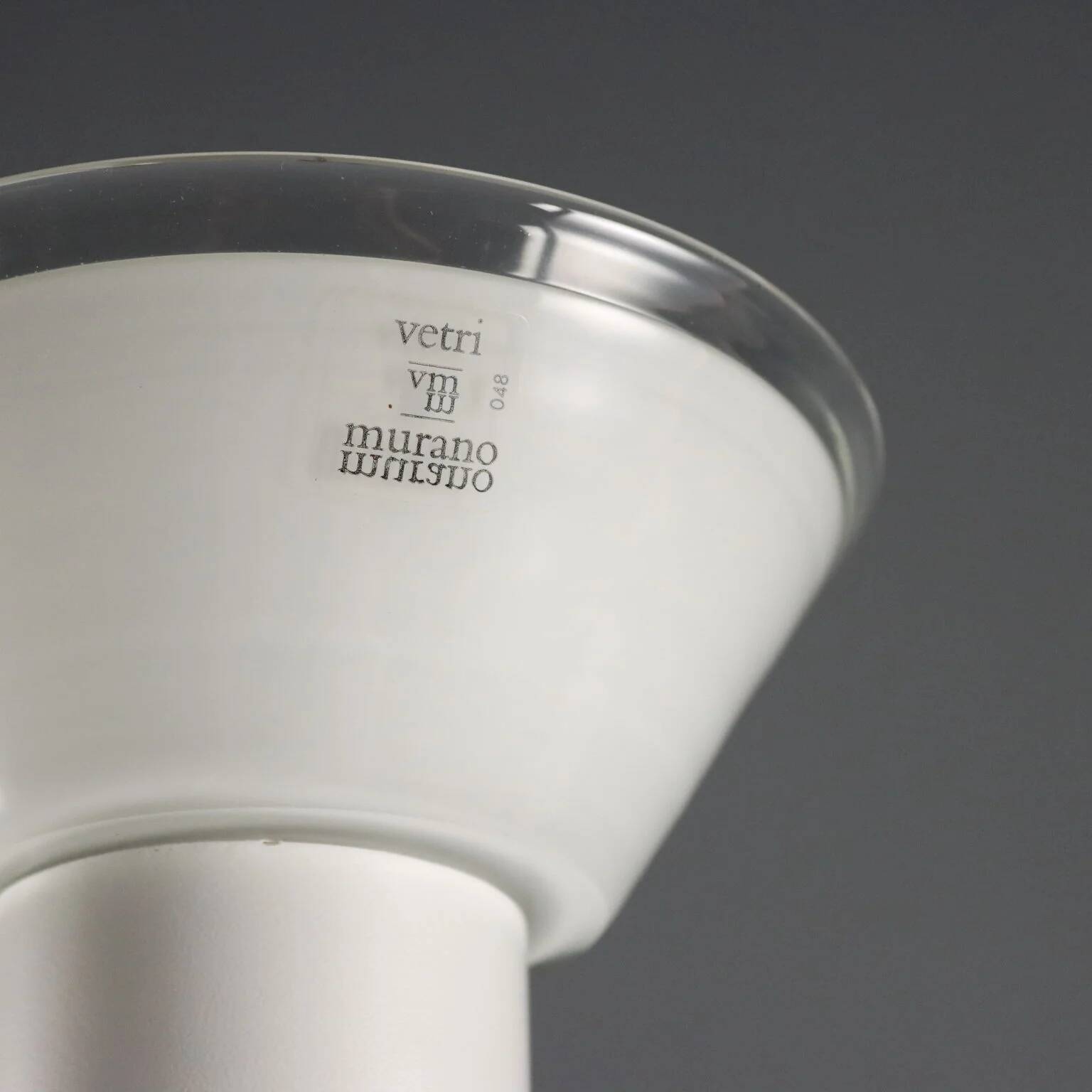 Vintage Murano glass floor lamp, Italian design 1980s-1990s