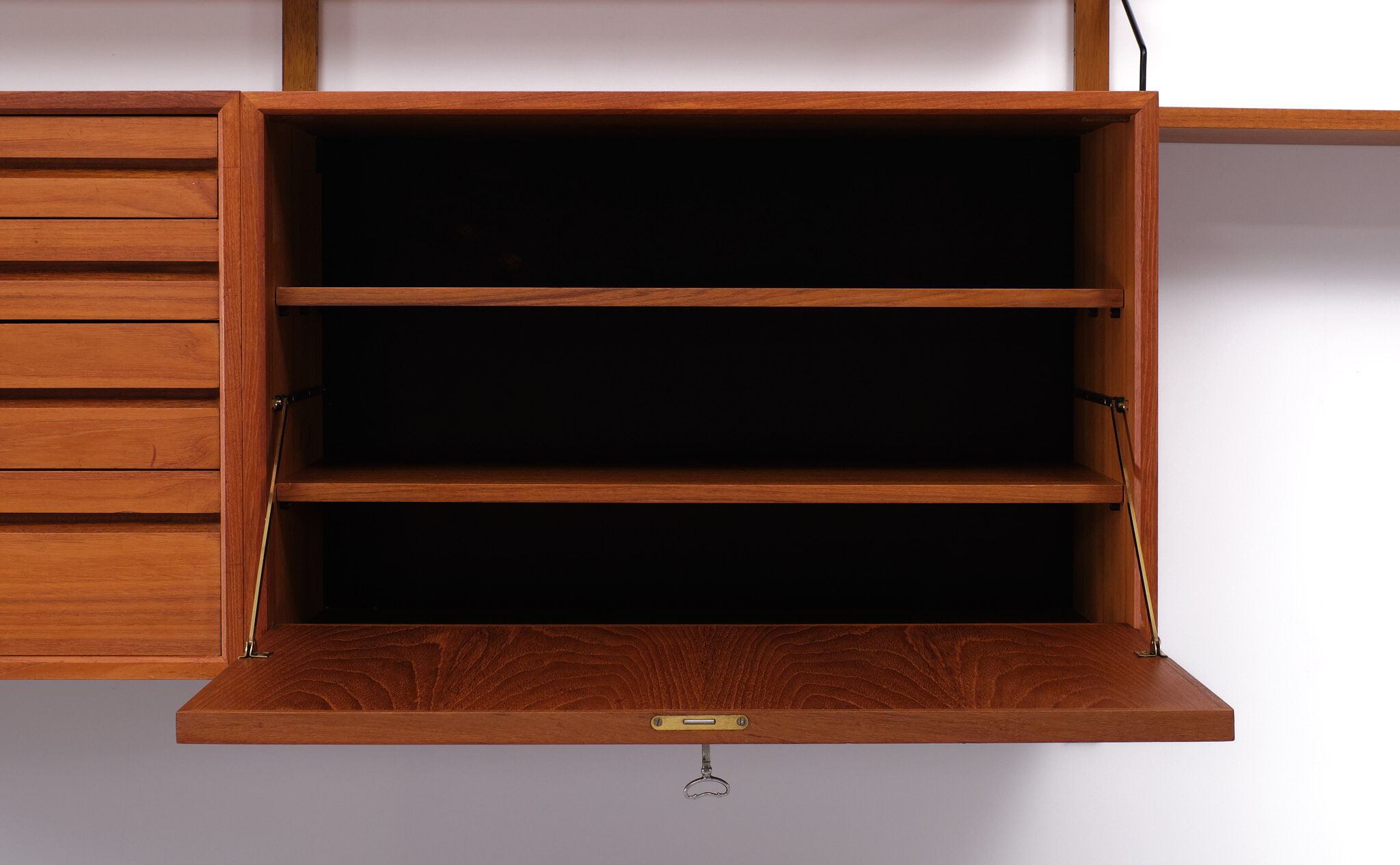 Large Poul Cadovius Royal wall system 1950s Denmark