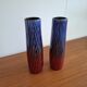 2 vases by Carl-Harry Stålhane, Rörstrand studio, Sweden, 1960s.