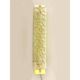 Luxury Gold 24k Wall Sconces With Green “Graniglia” Murano Glass Set of Two