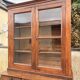 Two-body oak sideboard, circa 1890 — antique glasses and assembly