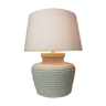 Lampe en céramique en forme de panier