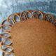 Vintage rattan mirror 1950-70