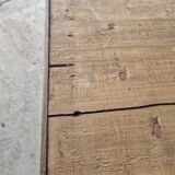 Antique rustic bistro farm table 1900 one drawer - 1m23