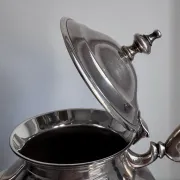 Cafetière et théière métal argenté