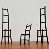 Vintage cast iron art sculptures, set of 3