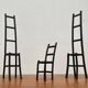 Vintage cast iron art sculptures, set of 3
