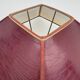 Large teak and bronze lamp from the 1970s