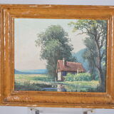 Tableau paysage champêtre
