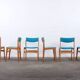 Vintage 6er Set Stühle Erik Buch Danish Mid Century 50er 60er