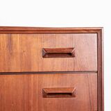 Danish teak chest of drawers, 4 drawers, by Borge Mogensen, Søborg Mobelfabrik.