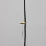 1970s Glass Pendant Light , Italy