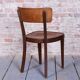 Art Deco Czech Chairs in Beech and Walnut from Thonet, 1940s, Set of 4